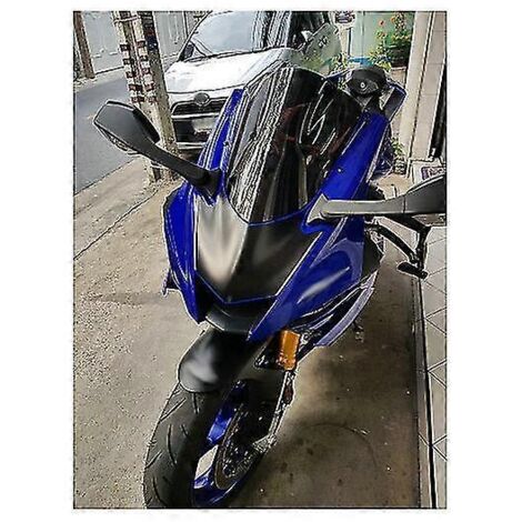Pare-brise pour Yamaha YZF-R6 (2017-2021) - Déflecteurs de pare-brise - Teinte fumée iridium foncé