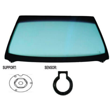 Pare-brise teinté vert avant acoustique pour capteur Ford Ecosport phase 1 et 2 depuis 2013