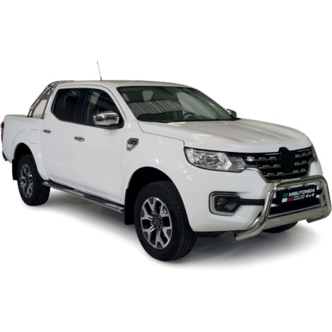 Pare-buffle Avant pour Renault Alaskan 2017-2021 63 mm Acier Inoxy Inoxy Gris