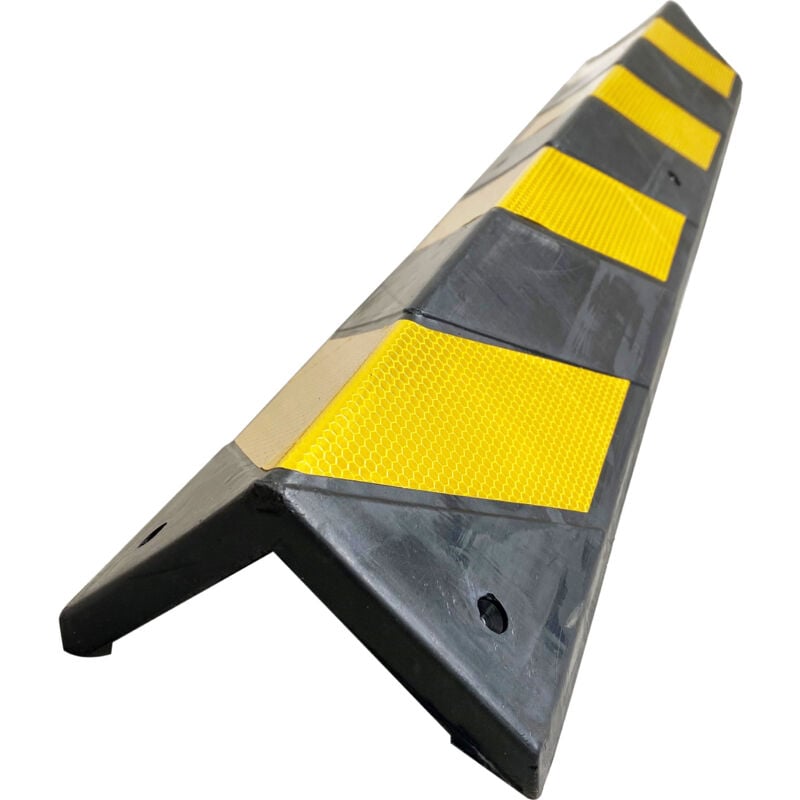 Protection contre les chocs, Noir, Jaune, longueur 800mm en Caoutchouc ( Prix pour 1 )