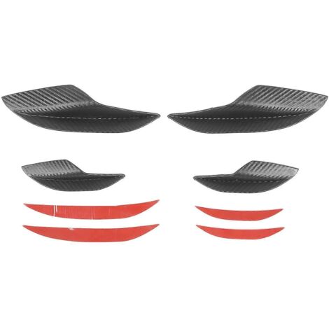 Pare-chocs avant voiture, déflecteur latéral splitter canard spoiler lèvre remplacement pour Mitsubishi C.