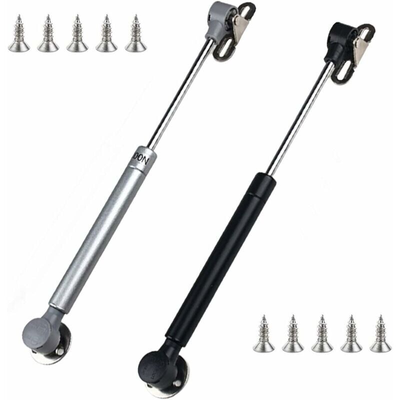 2pcs VéRins à Gaz 100n Verin Porte Cuisine Bras Pneumatique Pour Porte Amortisseurs à Gaz Pour Meubles De Cuisine Bras Pneumatique Porte Cuisine