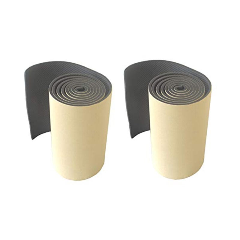 Pare-Chocs Mural Protecteur pour Garage Voiture Auto-adhésif 2 Rouleaux 200 cm x 20 cm x 4 mm pour Murs de garages pour protéger la Porte et Le
