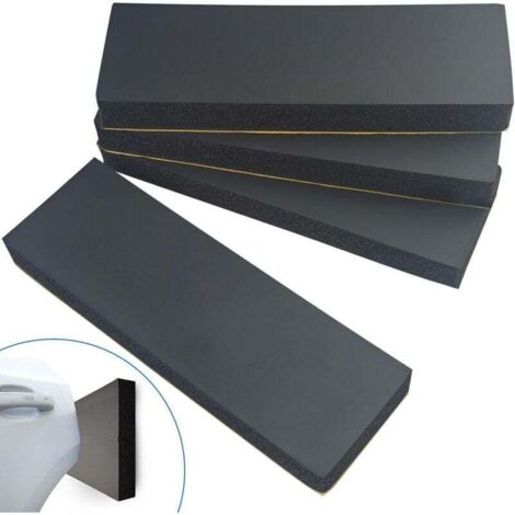 Pare-Chocs Mural Protecteur pour Garage Voiture Auto-adhésif 2 Rouleaux 200 cm x 20 cm x 4 mm pour Murs de garages pour protéger la Porte et Le Pare-Chocs de la Voiture