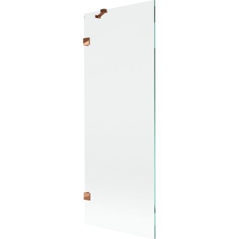 Pare-douche à 1 volet Mexen Lunar 70 x 150 cm, transparent, or rose - 897-070-000-60-00