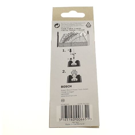 Pare eclats par 5 2607010079 - scie sauteuse bosch