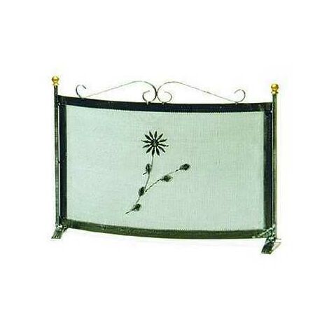 Pare-étincelles courbé en fer forgé Art.685/A cm. 62X45H
