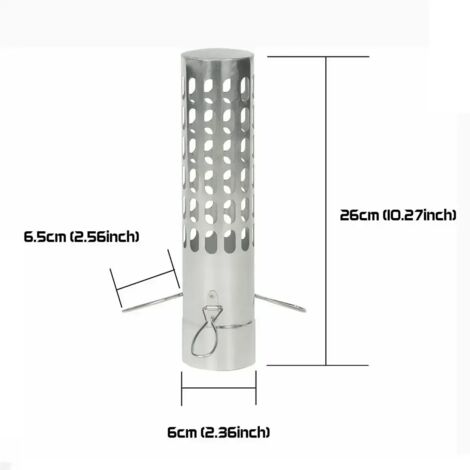 Pare-étincelles et chapeau de cheminée anti-pluie pour tuyau de poêle en acier inoxydable de 6 cm (2,36 pouces), compatible avec les poêles de camping et les réchauds portables.