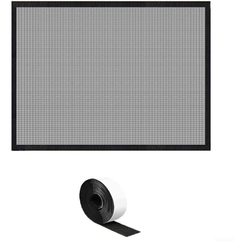 Pare-feu cheminée en maille PVC – Barrière anti-flammes 73,7 x 114,3 cm – Grille dense pour sécurité enfants et animaux – Installation facile