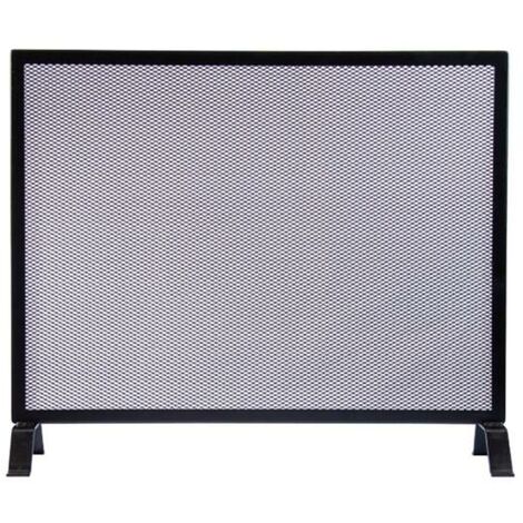 Pare-feu cheminée 66x55 cm – Protection contre étincelles et braises – Matériaux solides et durables – Conception légère et pratique – EHL