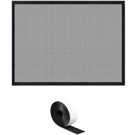 Pare-feu en maille pour cheminée ,PVC noire améliore de votre espace de vie tout en offrant une sécurité essentielle pour les enfants (29x40in/73.7 x 101.6 cm)
