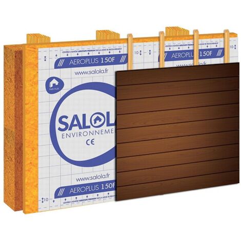 Pare pluie AEROPLUS 300F pour bardage à joints fermés 120g/m² rouleau de 50mx3m - SALOLA