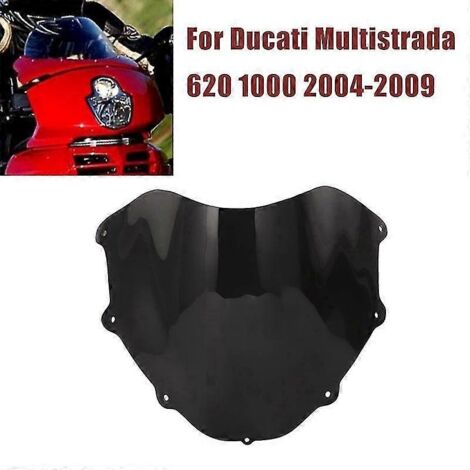 Pare-soleil avant en verre pour moto Ducati Multistrada 620 1000 (2004-2009) - Noir