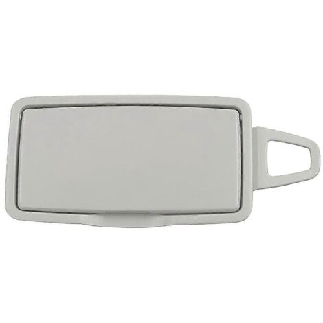 Pare-soleil avant gauche de voiture, cache miroir de maquillage gris