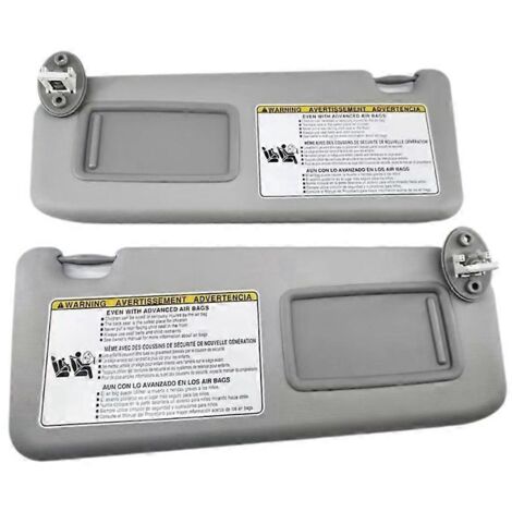 Pare-soleil avant gauche et droit gris pour Toyota RAV4 2013-2018