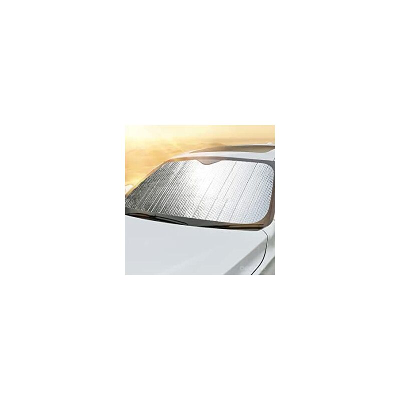 Pare-soleil avant pliable pour pare-brise de voiture 140 x 70 cm