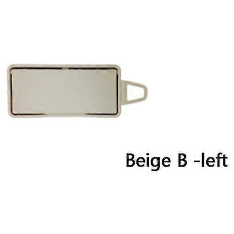 Pare-soleil avec miroir de maquillage intégré pour Mercedes-Benz Classe E W212 W218 CLS E200 E260 E300 - Pare-soleil beige B - gauche