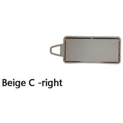 Pare-soleil avec miroir de maquillage intégré pour Mercedes-Benz Classe E W212 W218 CLS E200 E260 E300 - Pare-soleil - Beige C - Droit