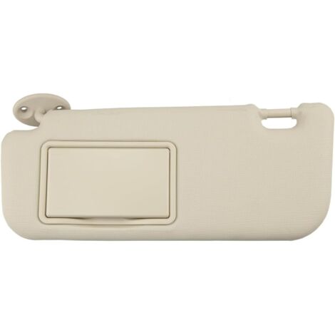 Pare-Soleil côté conducteur Gauche Compatible avec Toyota Corolla 2014 2015 2016 2017 année, Couleur Beige, pour 74320-02B21 74310-02K91