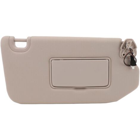 Pare-soleil côté conduite gauche pare-soleil élégant panneau de protection de miroir de maquillage Beige pour Pathfinder Indonesia R52 2012 à 2019 droit 96400 9PB0A