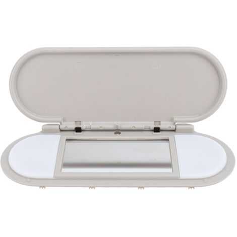 Pare-soleil couvercle de miroir de courtoisie 51167366950 maquillage robuste pour Cooper F54 F55 F56 F60 2015 à 2022 gris