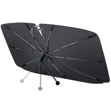 Pare-soleil de pare-brise, protection UV, automobile, pare-soleil pliable, pare-soleil pour la plupart des véhicules, 140 x 80 cm