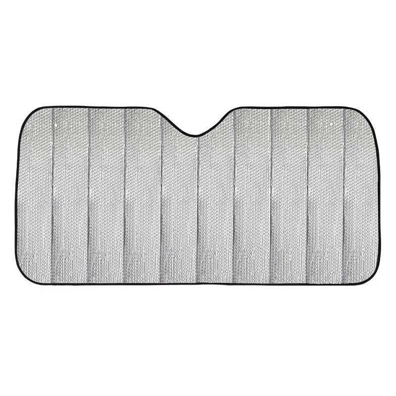 Pare-Soleil de Voiture Pare-Brise intérieur Pliable avec élastiques et ventouses, Housses de Soleil Contre Les Rayons UV.