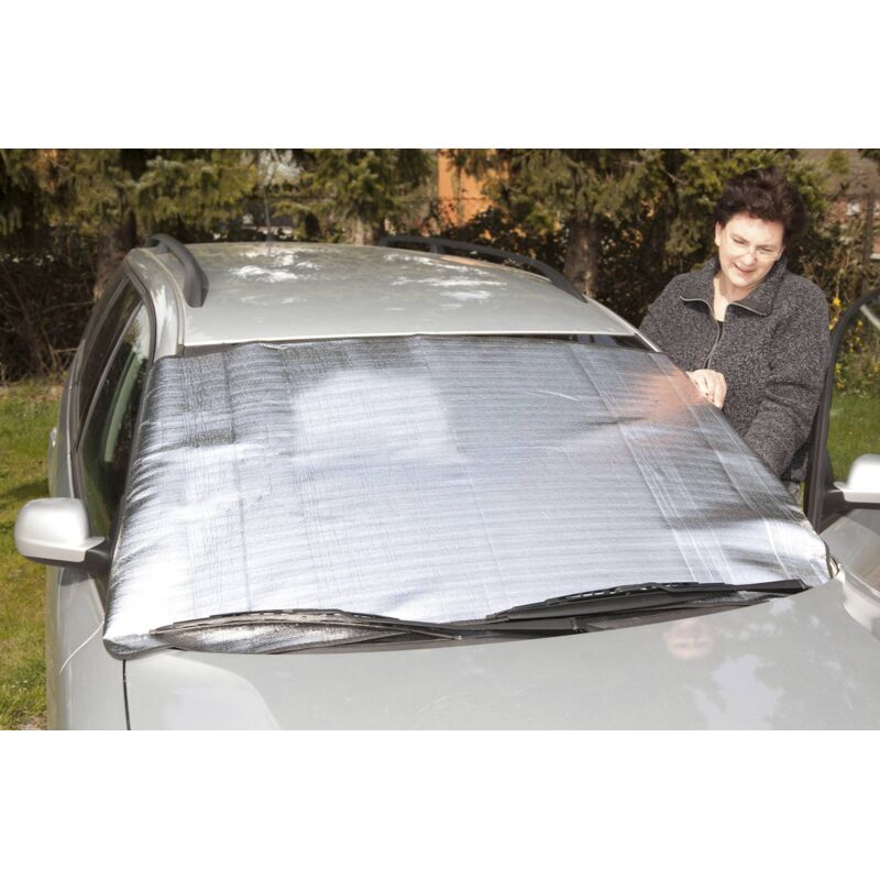 Protection en alu pour pare-brise 150 x 80 Hp Autozubehör 18:240