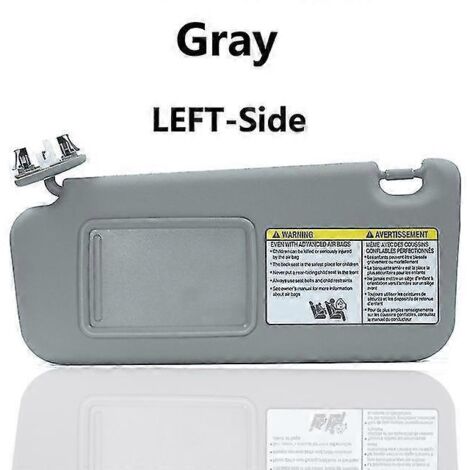 Pare-soleil gauche/droite pour Toyota Rav4 2006-2012, beige/gris, côté conducteur.