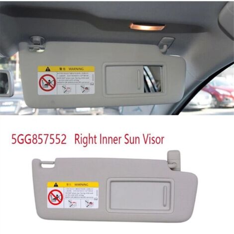 Pare-Soleil IntéRieur Droit avec Miroir pour Golf 7 SportsVan MK7 B8 CC 5GG857552