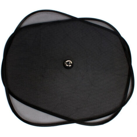 pare-soleil latéraux pliables micro-perforés noirs à trois couches pour protéger l'intérieur de la voiture du soleil. 100% polyester de haute qualité.