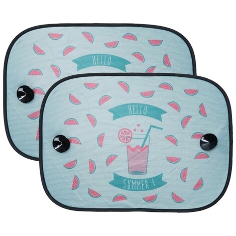 Pare-Soleil Lateraux Ventouse Hello Summer 55x40cm -x2-