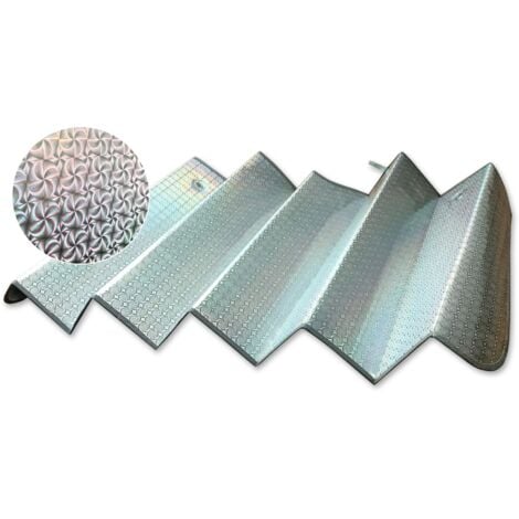 JMB+ Pare-soleil pour pare-brise avec ventouse 130 x 60 cm