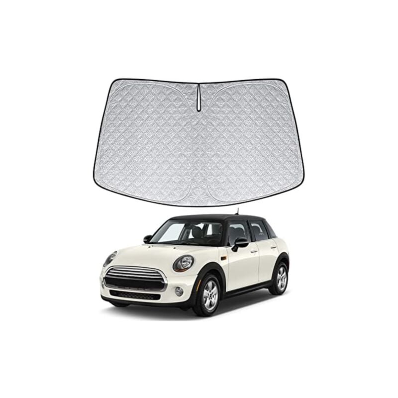 Pare-Soleil pour Pare-Brise Remplacement pour Mini Cooper 2015-2024 F55 F56 F57, Pare-Soleil Pliable pour Pare-Brise de Voiture, Pare-Soleil Avant de