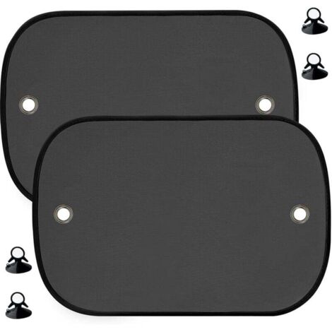Pare-soleil pour voiture bébé, lot de 2 pare-soleil latéraux, protection UV, ventouses, 44 x 36 cm, accessoire pratique pour enfants