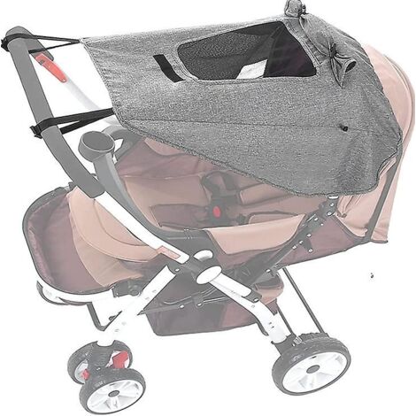 Pare-soleil universel pour poussette, protection solaire et parasol imperméable