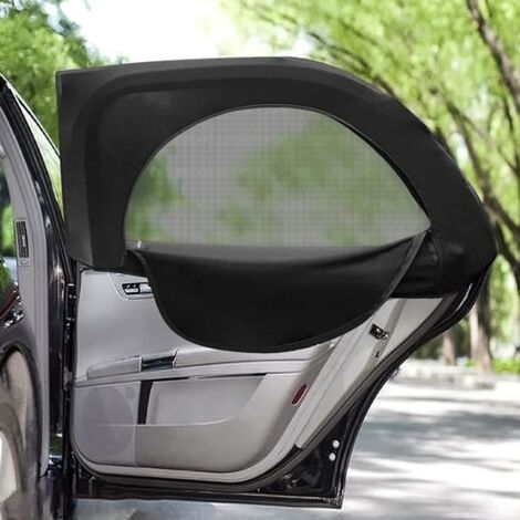 Pare-Soleil Voiture Bébé,2Pcs Chaussette Voiture Soleil,pour Bloquer Rayons UV, Protege Soleil Voiture Arrière et Avant,Cache Soleil