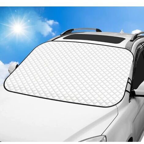 Pare Soleil Voiture Pare Brise Avant, Protège Pare Brise Pliable Et Détachable En Été, Bloquant Les Ultraviolets Protège Pare Brise Heures Sur 24, Bloquant La Neige, Le Gel (sans couverture de