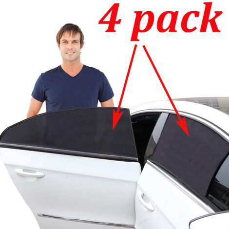 Pare Soleil Voiture pour Porte Coulissante, Protection Solaire Voiture, Chaussette Voiture Soleil, Occultant Vitre Voiture pour MPV, 2 Pièces