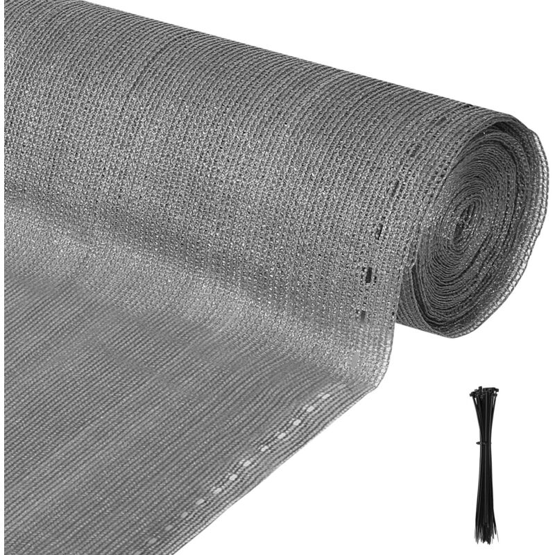 Jopassy - Pare-Vue 1.8x20m, 150 g/m² hdpe Tissu d'ombrage, Filet d'ombre de Protection Contre Le Vent, Filet d'ombrage de Protection Contre, Filet