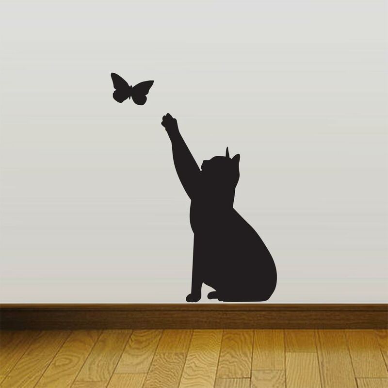 

Pared 4 pegatinas Gato contagioso Inicio Etiqueta de la pared Decoración Calcomanías Mural Cocina Mascota