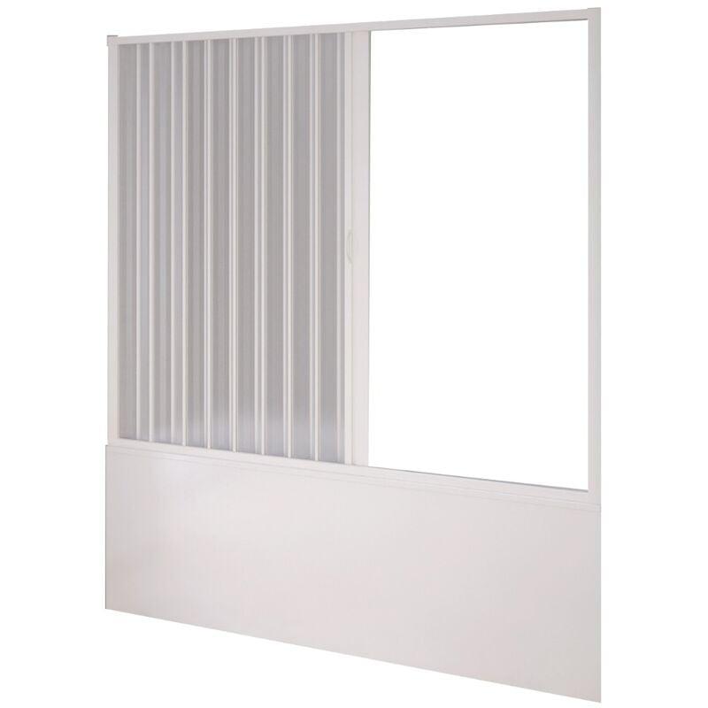 

Pared de bañera pvc plegable lateral pared 170-140 h 150 mod. Nova Kit Vasca
