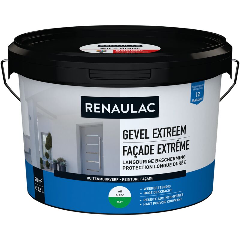 

fachada Pintura extrema Blanco - 2.5L - Blanc - Renaulac