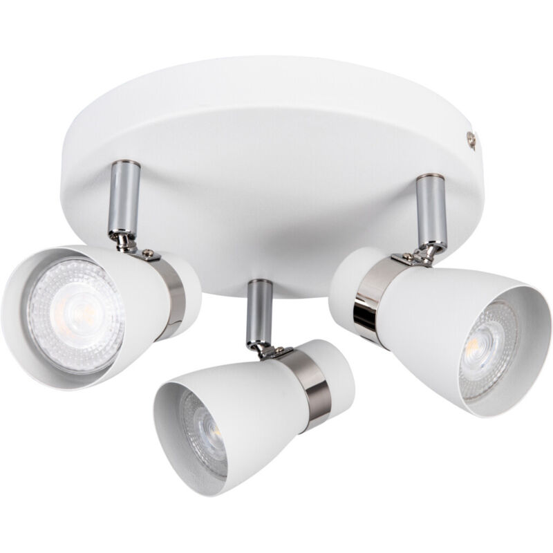 Kanlux - Pared impermeable para 3 bombillas GU10 - Blanco