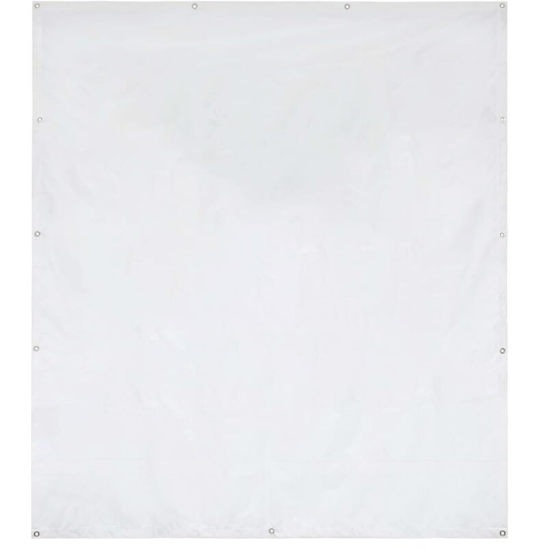 

Pared lateral de carpa de jardín PVC 2x2 m blanco 550 g/m² - Blanco - Vidaxl