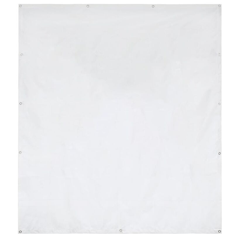 

Pared lateral de carpa de jardin PVC 2x2 m blanco 550 g/m2