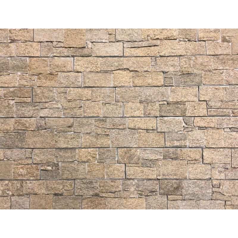 Parement mural - easypanel - Portovecchio - 20x55-60x3,5-4,5cm en z - Naturelle - (1 m²)