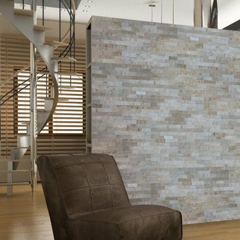 Parement mural - SLIMPANEL - Bahia - Naturelle - 15x55-60x1-2cm en Z