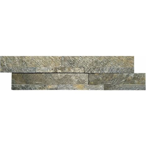 Parement mural - SLIMPANEL - Green Java - 15x55-60x1-2cm en Z