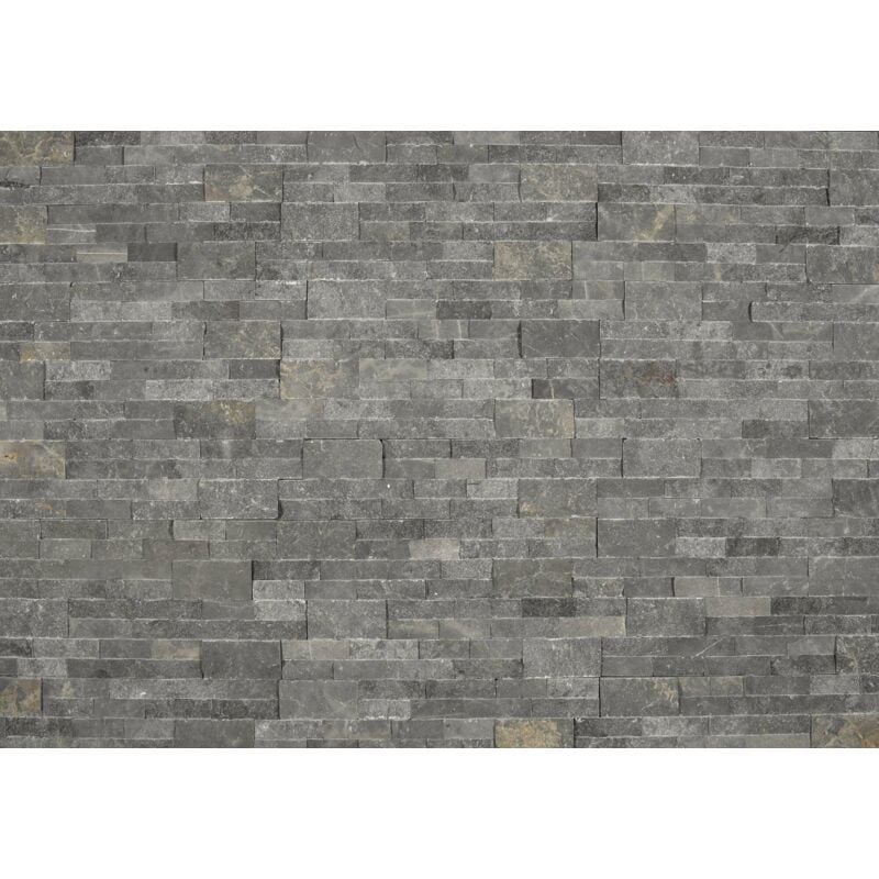 Parement mural - slimpanel - Indigo - 15x55-60x1-2cm en z - Naturelle - (1 m²)